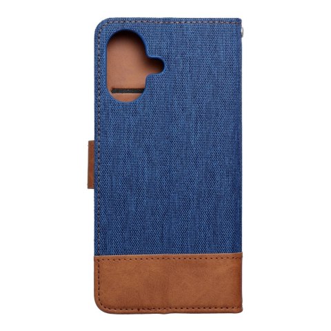 Etui z klapką na iPhone 17 Jeans Book niebieskie