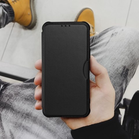 Etui z klapką na iPhone 7 / 8 / SE 2020 / SE 2022 Razor Book czarne