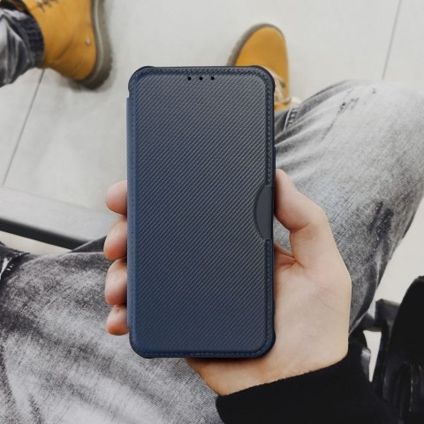 Etui z klapką na iPhone 7 / 8 / SE 2020 / SE 2022 Razor Book niebieskie