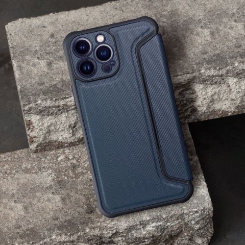 Etui z klapką na iPhone 7 / 8 / SE 2020 / SE 2022 Razor Book niebieskie