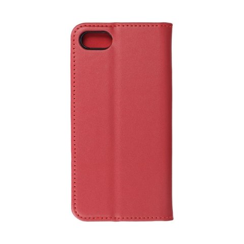 Etui z klapką na iPhone 7 / 8 / SE 2020 / SE 2022 Smart Pro Book skórzane bordowe