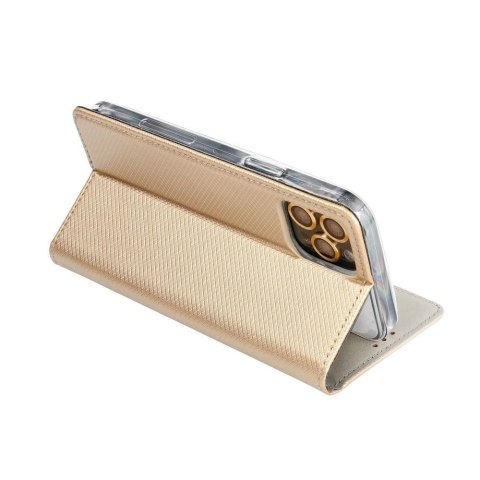 Etui z klapką na Motorola G24 Smart Case Book złote