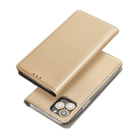 Etui z klapką na Realme 14 5G Smart Case Book złote