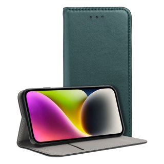 Etui z klapką na Realme C75 Smart Magneto ciemnozielone