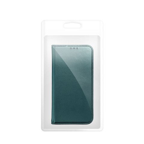 Etui z klapką na Realme C75 Smart Magneto ciemnozielone