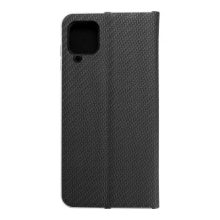 Etui z klapką na Samsung A12 / M12 Luna Book Carbon czarne