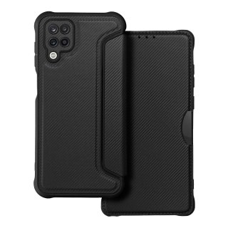 Etui z klapką na Samsung A12 / M12 Razor Book czarne