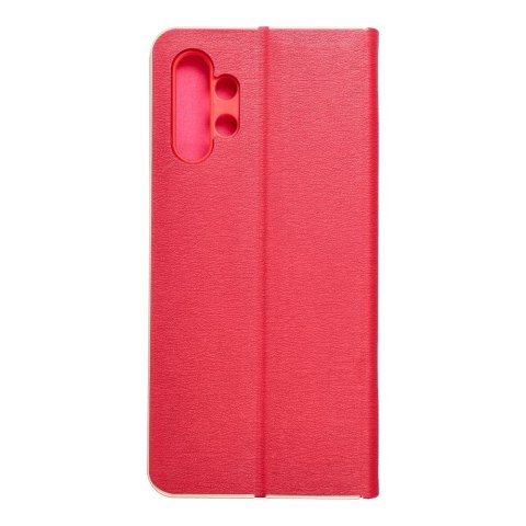 Etui z klapką na Samsung A13 4G Luna Book Gold czerwone