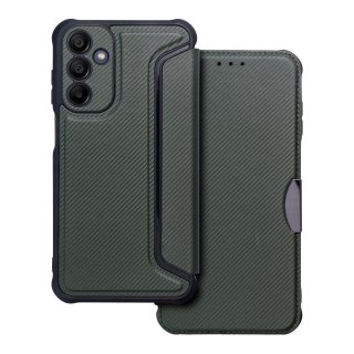 Etui z klapką na Samsung A15 4G / A15 5G Razor Book ciemnozielone