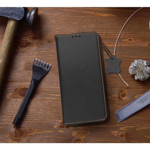 Etui z klapką na Samsung A16 5G Smart Pro Book skórzane czarne