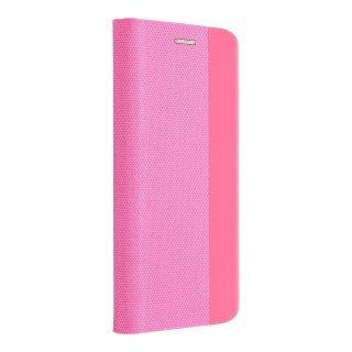 Etui z klapką na Samsung A17 Sensitive Book różowe