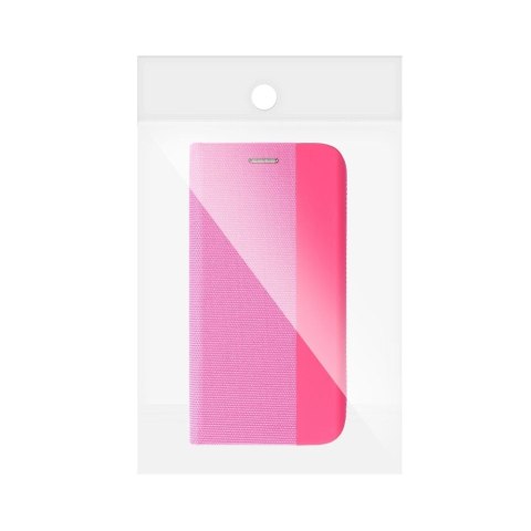 Etui z klapką na Samsung A17 Sensitive Book różowe