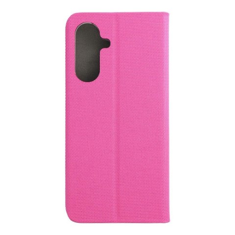 Etui z klapką na Samsung A17 Sensitive Book różowe