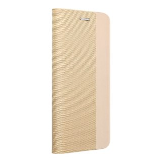 Etui z klapką na Samsung A17 Sensitive Book złote