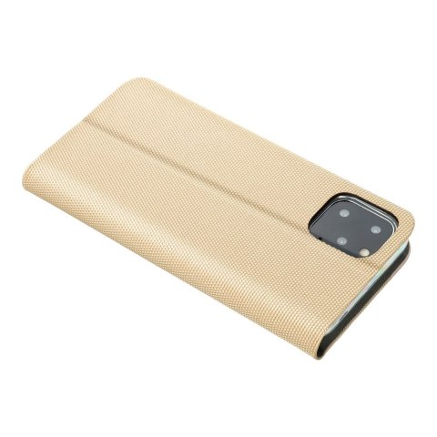 Etui z klapką na Samsung A17 Sensitive Book złote