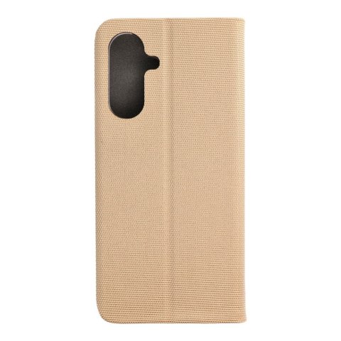 Etui z klapką na Samsung A17 Sensitive Book złote