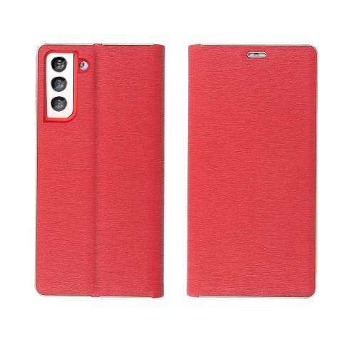 Etui z klapką na Samsung A23 5G Luna Book Gold czerwone