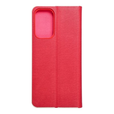 Etui z klapką na Samsung A23 5G Luna Book Gold czerwone