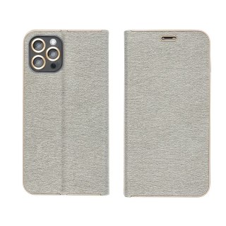 Etui z klapką na Samsung A23 5G Luna Book Gold srebrne