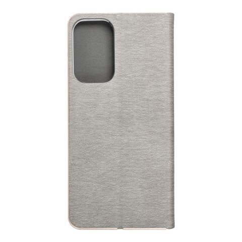 Etui z klapką na Samsung A23 5G Luna Book Gold srebrne