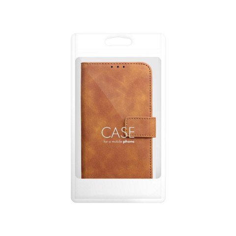 Etui z klapką na Samsung A23 5G Tender Book brązowe