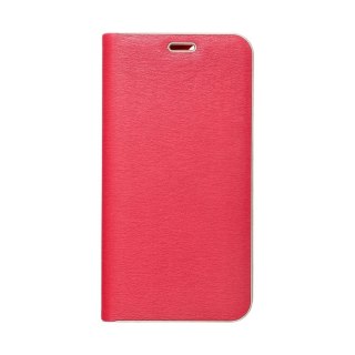 Etui z klapką na Samsung A25 5G Luna Book Gold czerwone