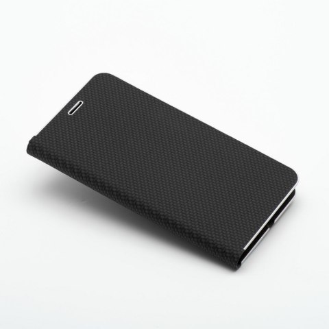 Etui z klapką na Samsung A26 5G Luna Book Carbon czarne