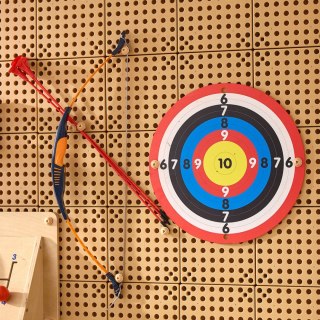 MASTERKIDZ Zestaw Łucznika Do Tablicy STEM Łuk + Tarcza + Strzały