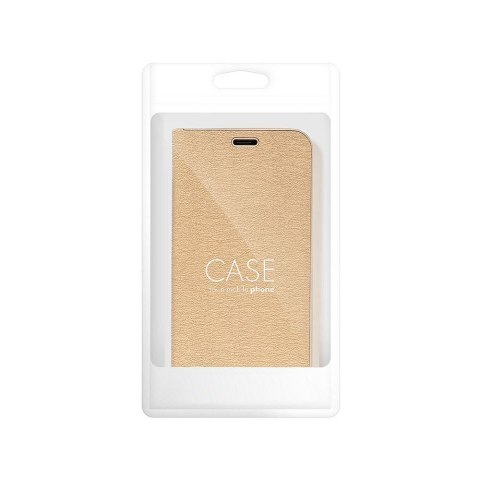 Etui z klapką na Samsung A32 5G Luna Book Gold złote