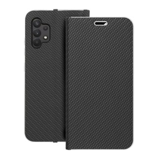 Etui z klapką na Samsung A32 LTE ( 4G ) Luna Book Carbon czarne