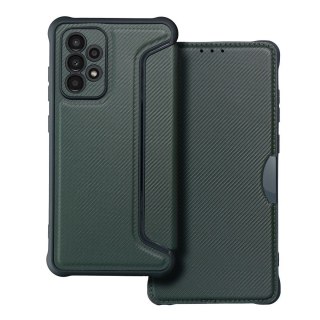 Etui z klapką na Samsung A33 5G Razor Book ciemnozielone