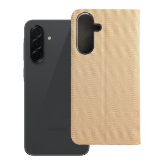 Etui z klapką na Samsung A36 5G Sensitive Book złote