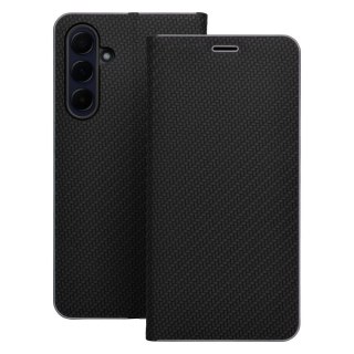Etui z klapką na Samsung A37 5G Luna Book Carbon czarne
