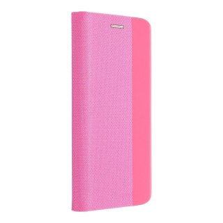 Etui z klapką na Samsung A40 Sensitive Book różowe