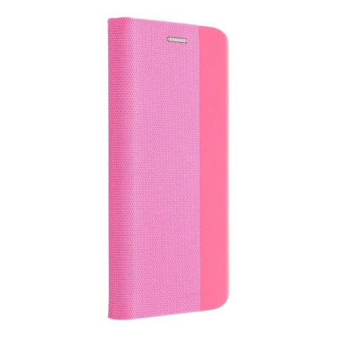 Etui z klapką na Samsung A40 Sensitive Book różowe