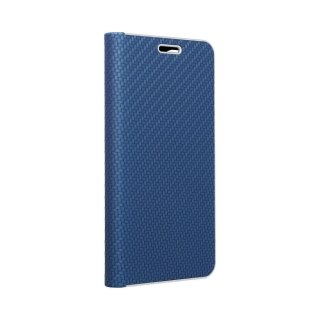 Etui z klapką na Samsung A52 5G / A52 LTE ( 4G ) / A52s 5G Luna Book Carbon niebieskie