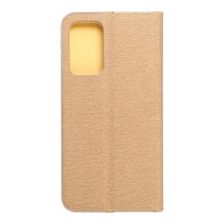 Etui z klapką na Samsung A52 5G / A52 LTE ( 4G ) / A52s 5G Luna Book Gold złote