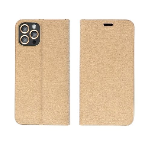 Etui z klapką na Samsung A53 5G Luna Book Gold złote