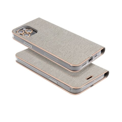 Etui z klapką na Samsung A54 5G Luna Book Gold srebrne
