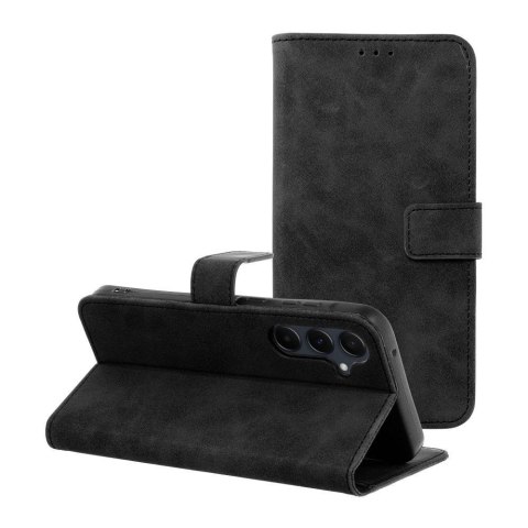 Etui z klapką na Samsung A55 5G Tender Book czarne