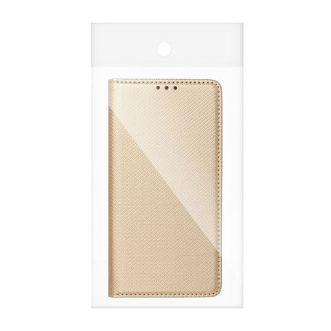 Etui z klapką na Samsung A55 Smart Case Book złote