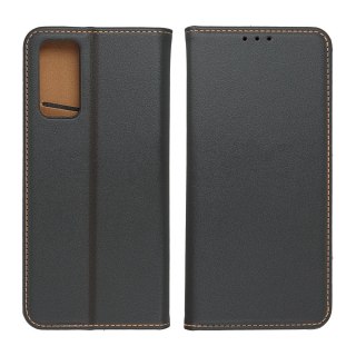 Etui z klapką na Samsung A56 5G Smart Pro Book skórzane czarne