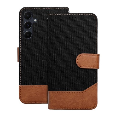 Etui z klapką na Samsung A57 5G Jeans Book czarne