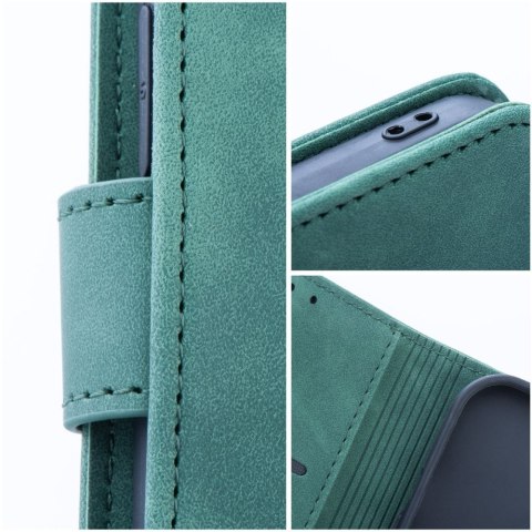 Etui z klapką na Samsung A57 5G Tender Book zielone