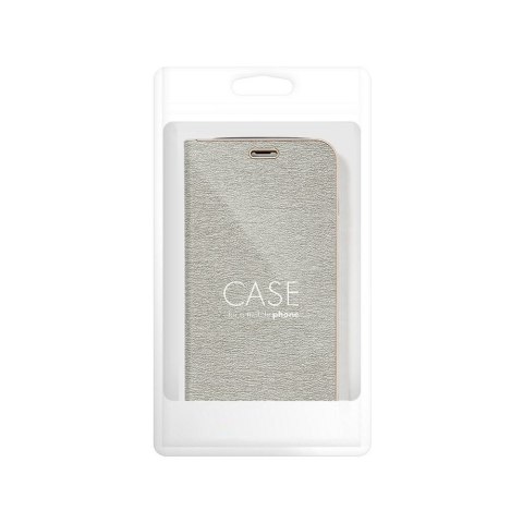 Etui z klapką na Samsung S20 FE / S20 FE 5G Luna Book Gold srebrne