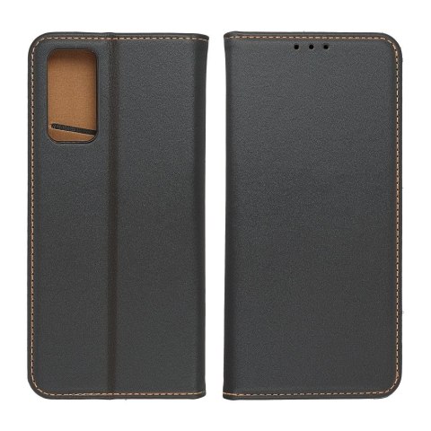 Etui z klapką na Samsung S21 Smart Pro Book skórzane czarne