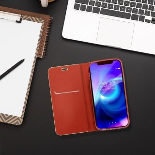 Etui z klapką na Samsung S22 Luna Book Gold czerwone