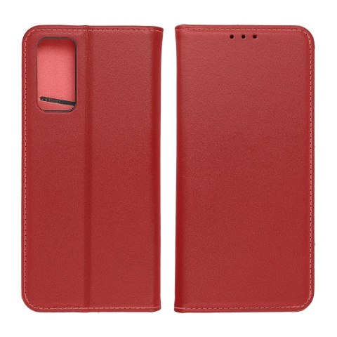 Etui z klapką na Samsung S22 ULTRA Smart Pro Book skórzane bordowe