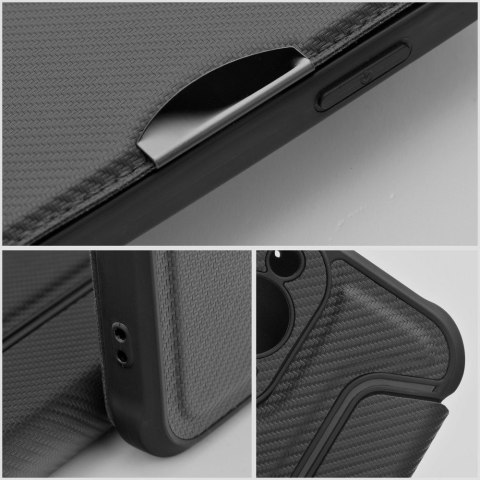 Etui z klapką na Samsung S24 FE Razor Book czarne