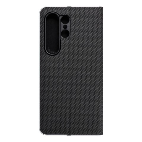 Etui z klapką na Samsung S24 ULTRA Luna Book Carbon czarne